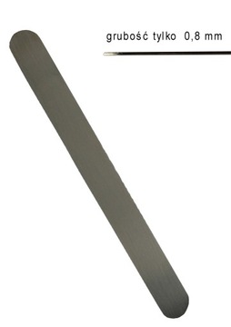 PILNIKI DO PAZNOKCI SLIM - metalowa baza - 3 szt.