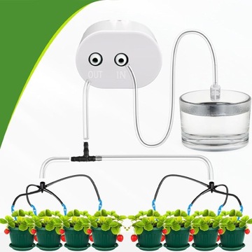 AUTOMATYCZNE PODLEWANIE NA ROŚLIN DONICZKOWYCH Z TIMER NA 8 ROŚLIN 10 DNI