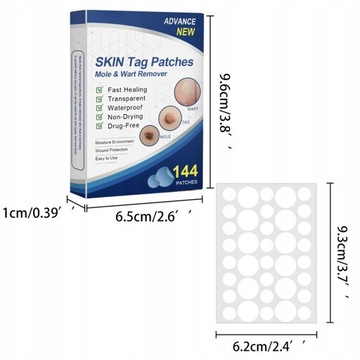 144 шт., УДАЛЕНИЕ WALT, бирка для удаления родинок