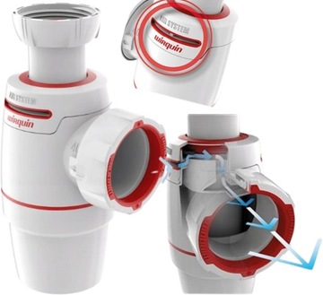 Сифон WIRQUIN NEO AIR для умывальника с аэрацией