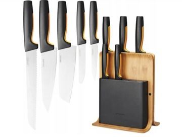 FISKARS FF Komplet Zestaw 5 noży szefa w bloku 1057552