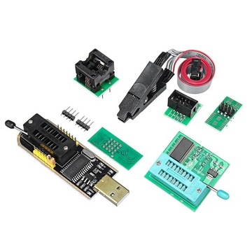 Программатор USB EEPROM BIOS CH341A, зажим SOIC8
