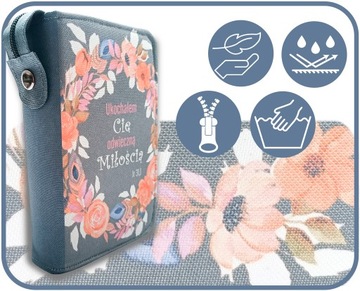 Okładka, etui na Pismo Święte, Biblia Edycja św. Pawła z rybką 19,5x12,5