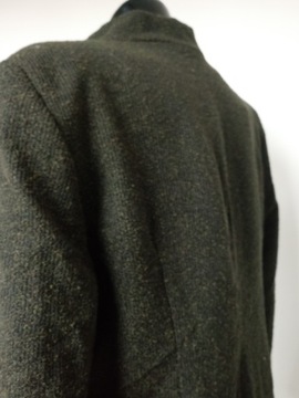 Kappahl żakiet marynarka żakardowa XL L khaki 40 tweed tweedowa khaki