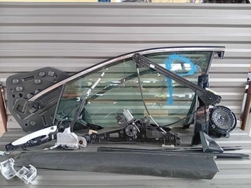 CITROEN DS7 DRZWI LEWY PRZÓD SZYBA MECHANIZM KLAMKA LISTWA
