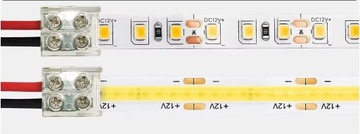 Коннектор для светодиодной ленты COB SMD, 8мм, ленточный коннектор, прикручивается с двух сторон