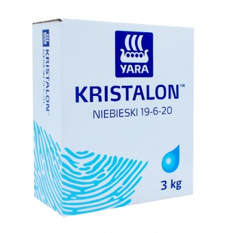 Nawóz KRISTALON NIEBIESKI 19-6-20 Dolistny 3kg