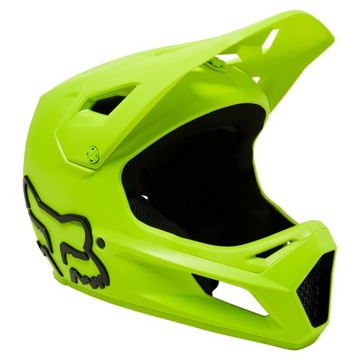 Kask Fox Junior Rampage Fluo Yellow 2022 YS