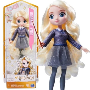 HARRY POTTER LALKA LUNA LOVEGOOD AKCESORIA 20 CM