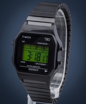 Zegarek Timex T80 Podświetlenie INDIGLO Night-Light