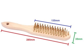 SZCZOTKA DRUCIANA 4 RZĘDOWA 285MM POLSKA