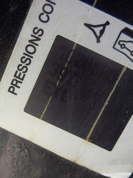 PEUGEOT 206 CC 05 1.6 WKŁADKA KLAPKI PALIWA