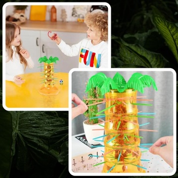 СЕМЕЙНАЯ ИГРА FALLING MONKEY BICKS В ПОДАРОК ​​РЕБЕНКУ