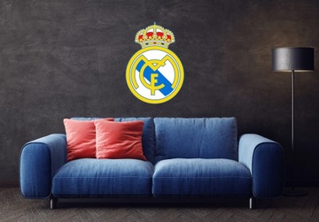 Гаджет клуба Реал Мадрид Герб на стену для гостиной, подарок мужу, парню