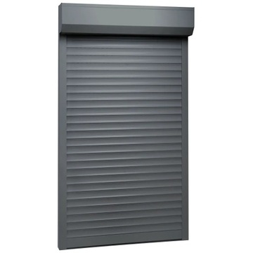 vidaXL Roleta zewnętrzna, aluminiowa, 100 x 210 cm, antracytowa
