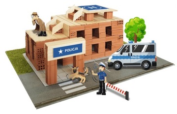 КИРПИЧНАЯ ТРЮКА ПОЛИЦИИ ГЛАВНАЯ СТРОИТЕЛЬНАЯ СТРОКА С КИРПИЧАМИ 100 ЭЛЕМЕНТОВ