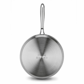 БОЛЬШАЯ ГЛУБОКАЯ СКОВОРОДА, нержавеющая сталь, Starke Pro