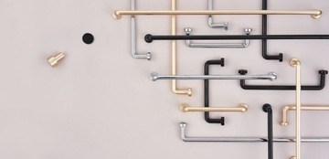 МЕБЕЛЬНАЯ РУЧКА LOFT TUBE, ГЛЯНЦЕВЫЙ ХРОМ, 320 мм