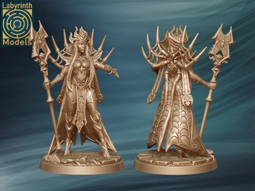 Spider Priestess 1 - Pajęcza Kapłanka Mroczny Elf