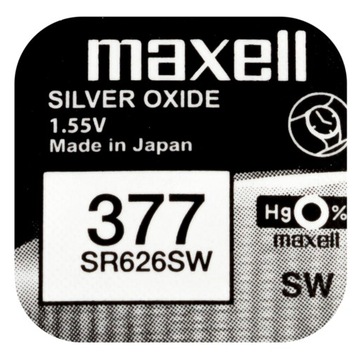 MAXELL SR626SW 377 1,55V bateria srebrowa