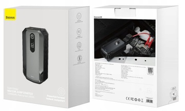 BASEUS POWER BANK JUMP STARTER START BOOSTER BOOSTER 20000mAh + ЗАЖИМЫ