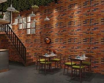 САМОКЛЕЯЩИЕСЯ ОБОИ «КИРПИЧ» ЗАЩИТНАЯ НАКЛЕЙКА «Сделай сам» НАСТЕННЫЙ БУФЕР 77х70СМ