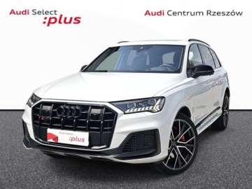 Audi Q7 II SQ7 Facelifting 4.0 TFSI 507KM 2023 Audi SQ7 7-osobowa, skretna tylna os, noktowizja, BO, head up, hak, kamery