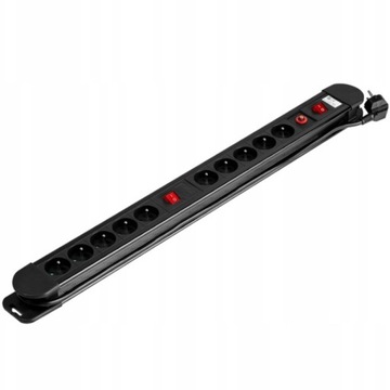 УДЛИНИТЕЛЬНЫЙ КАБЕЛЬ НА 10 РАЗЪЕМОВ, СЕТЕВОЙ УЛИНКА ДЛЯ ПРОТИВ ПЕРЕНАПРЯЖЕНИЯ, КАБЕЛЬ 1,5 М.