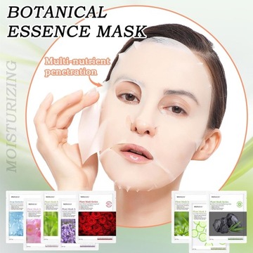 Набор масок для лица из 22 шт., увлажняющая тканевая маска для лица, увлажняющая маска для лица