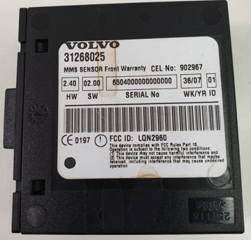 MODUŁ STEROWNIK ALARMU VOLVO C70 II 31268025