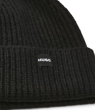Hugo Boss czapka zimowa czarny rozmiar uniwersalny