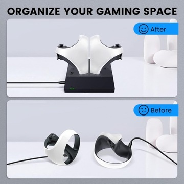 ЗАРЯДНАЯ СТАНЦИЯ ДЛЯ КОНТРОЛЛЕРА PS VR2 ЗАРЯДНАЯ СТАНЦИЯ PSVR 2 БЫСТРОЕ ЗАРЯДНОЕ УСТРОЙСТВО