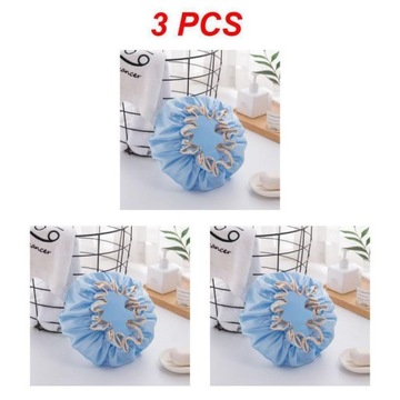 Waterproof Women Shower Cap Satin Beanie Hair