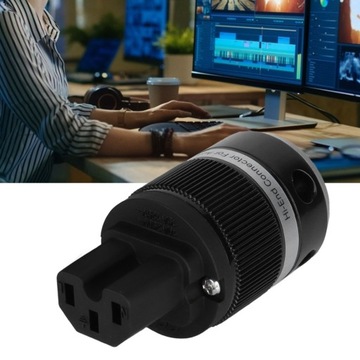 Вилка питания Monosaudio из чистой меди.