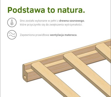 Кровать Klupś Frank, белый