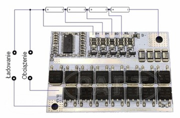 Балансир BMS 4S 100A LiFePO4