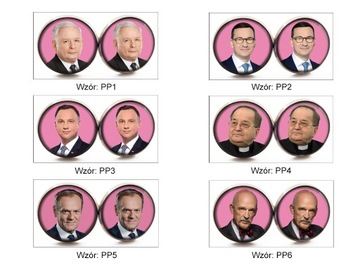 Запонки Ярослав Качиньский Президент PIS