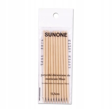 SUNONE PATYCZKI DREWNIANE 10 SZT