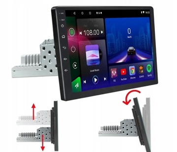 АВТОМОБИЛЬНОЕ РАДИО 1DIN ANDROID GPS 10 футов 2/32 ГБ WIFI