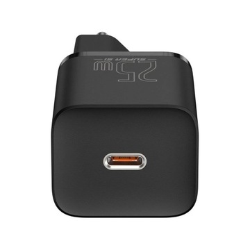 Настенное зарядное устройство Baseus Super Si USB-C 25 Вт QC PD