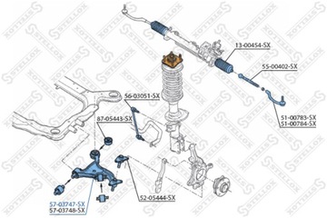 WAHACZ VOLVO XC90 I 2.5 T AWD 02-14
