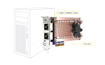 QM2-2P2G2T Плата расширения QM2 2 x PCIe 2280 M.2