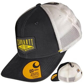 CZAPKA CARHARTT CANVAS WORKWEAR PATCH CAP BLACK