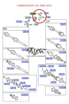 ОПОРА ЗАЖИМА ВАЛА ДЛЯ МНОГИХ МОДЕЛЕЙ FORD ОРИГИНАЛ