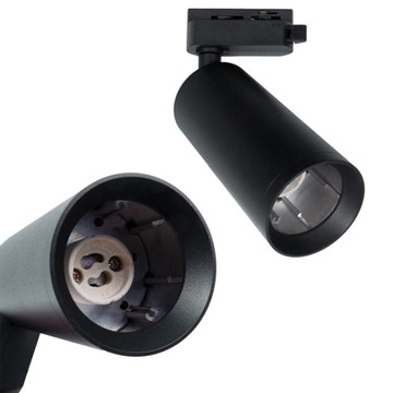 Lampa reflektorek na szynę MICA BLACK track light 1xGU10 ML5712 Milagro