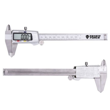 Цифровой штангенциркуль из нержавеющей стали ACCURATE 0-150 мм +etui