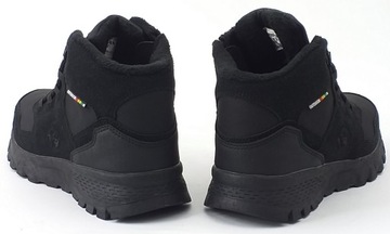 ТЕПЛЫЕ зимние туфли для мальчика TRAPERS, темные AMERICAN CLUB, размер 34