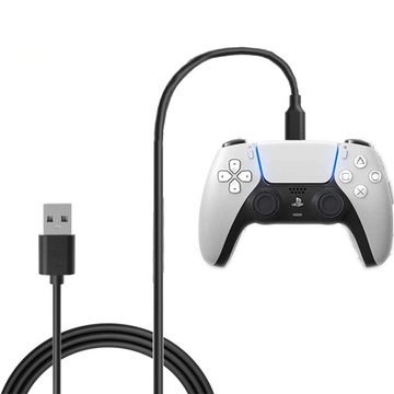 3 metry DŁUGI KABEL USB-A USB-C Typ USB C 3m Playstation Xbox PS5 Pad