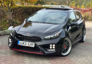 Kia Ceed II GT 5d 1.6 T-GDI 204KM 2017 Kia Ceed GT 1.6 204KM Climatronic NAVI Kamera PANO Bezwypadkowy SERWIS, zdjęcie 35