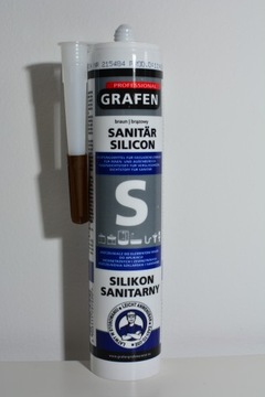 Графенский санитарный силиконовый коричневый 280 мл сплава плесени